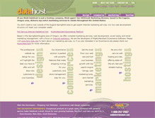 Tablet Screenshot of datahost.com